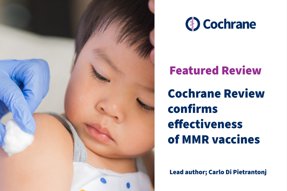 Cochrane Review confirms effectiveness of MMR vaccines
