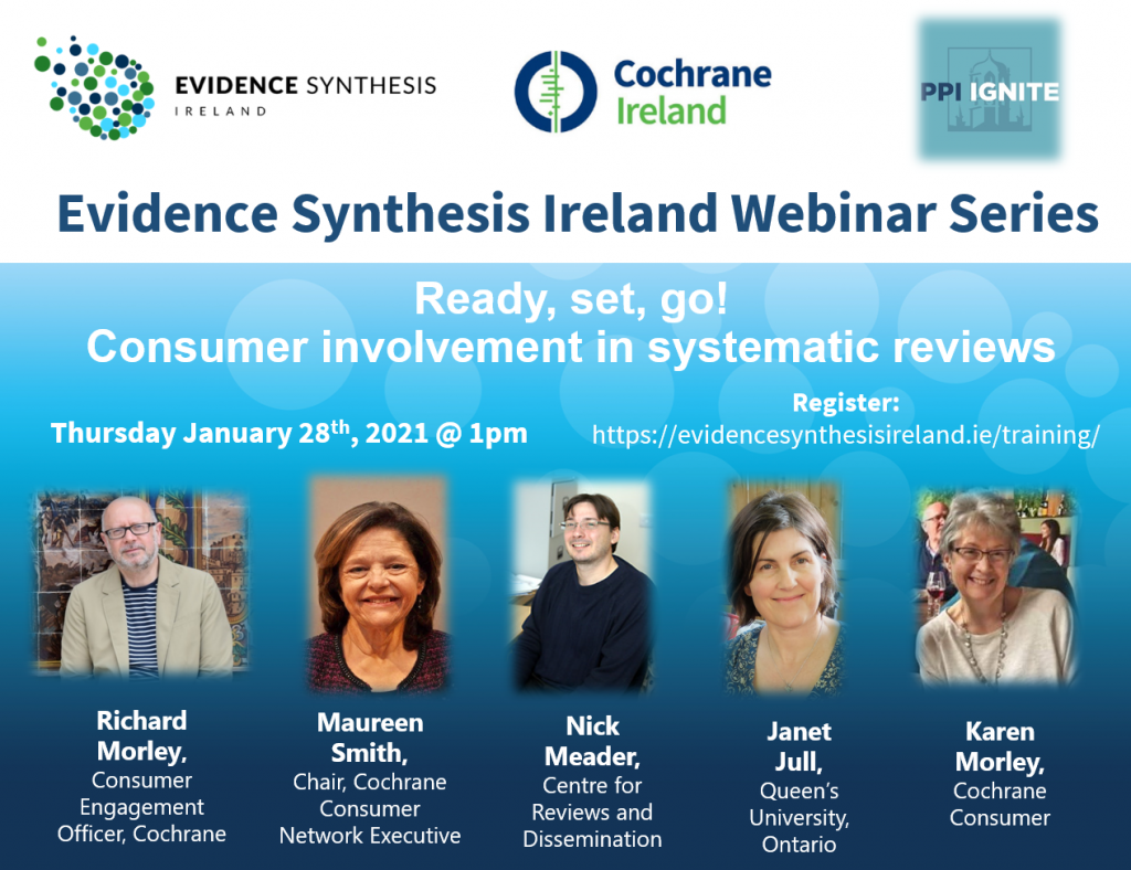 Ready, set, go! Consumer involvement in systematic reviews.